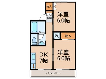 間取図 平成山手ハイツⅡ