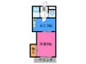 ロイヤルシャト－瓢箪山 1Kの間取り