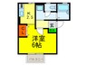 ラフィ－ネ吉井 1Kの間取り