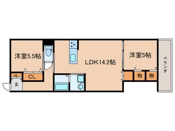間取図 仮)尼崎市南塚口町5丁目ヘーベル