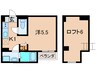 ほっとスマイル 1Kの間取り