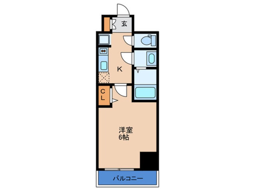 間取図 プレサンス塚本ベラビィ(303)