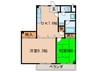 サン・ハイツ南本町 2DKの間取り
