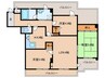 コスモ南武庫之荘(503) 3LDKの間取り