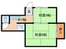 鈴蘭荘 2Kの間取り