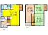 富田丘町テラスハウス 3LDKの間取り