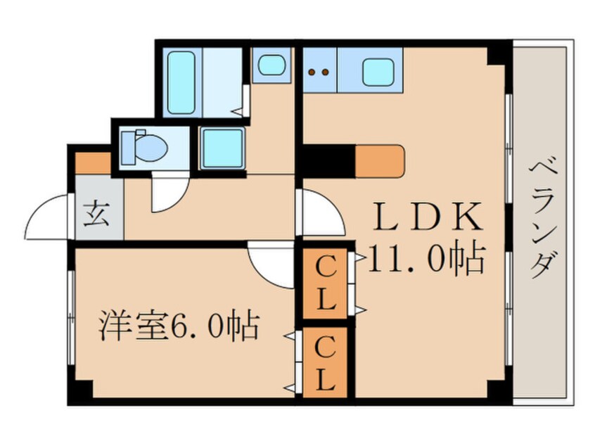間取図 パストラーレ城南