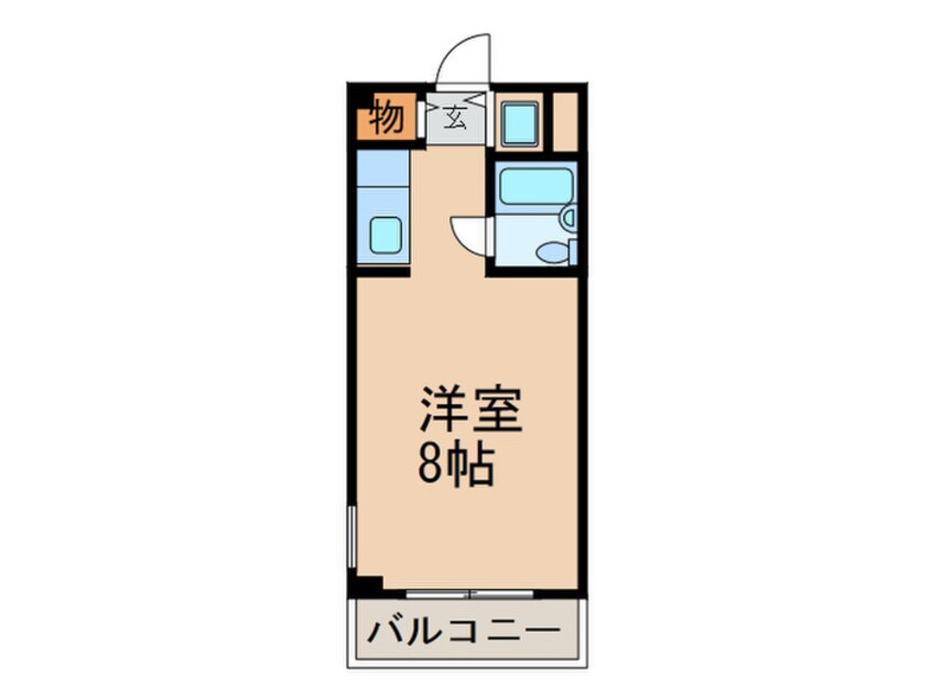 間取図 夙川羽衣町パ－クハイムⅡ(301)