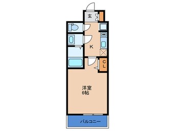 間取図 プレサンス塚本ベラビィ(305)