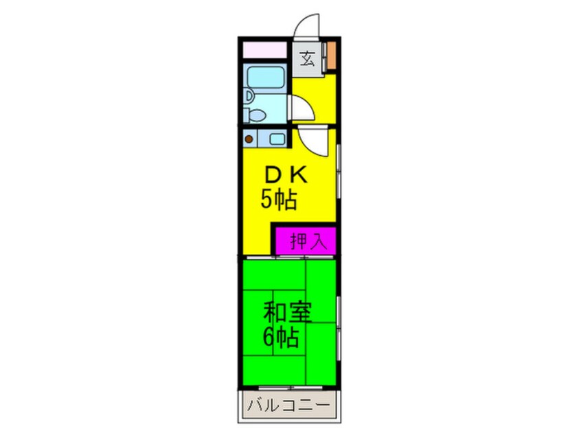 間取図 シティハイツ鳳西町