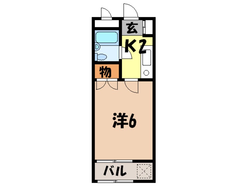 間取図 シティハイツ鳳西町