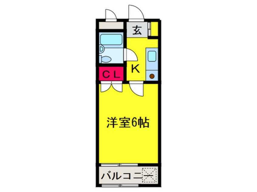 間取図 シティハイツ鳳西町