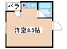 新川第５マンション 1Rの間取り