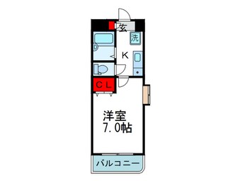 間取図 ウエストファイブアベニュ－