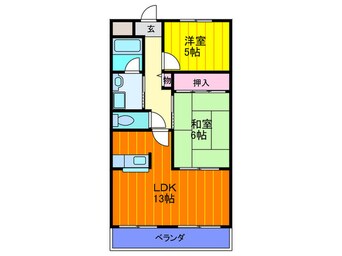 間取図 ソレア－ﾄﾞ東鴻池