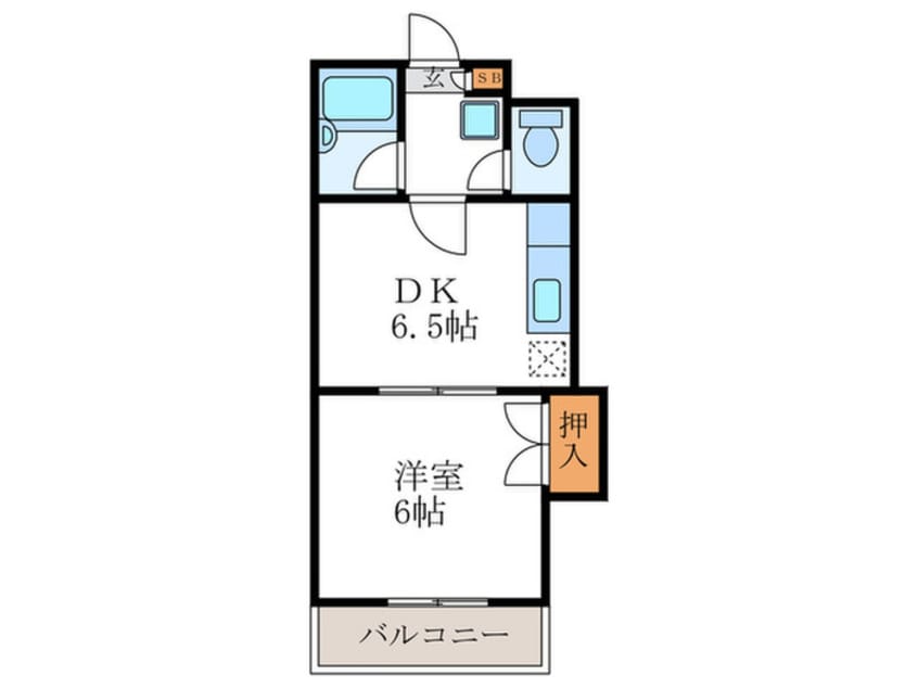 間取図 グリ－ンビレッジ