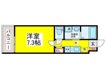 間取図 エスクード凪