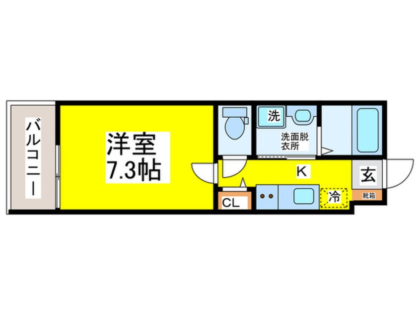 間取図 エスクード凪
