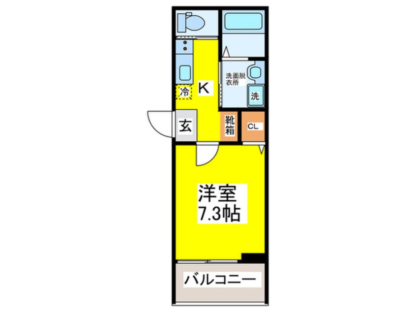 間取図 エスクード凪