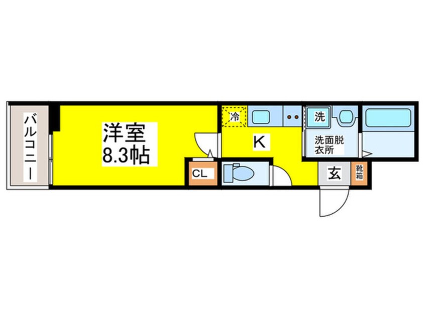 間取図 エスクード凪