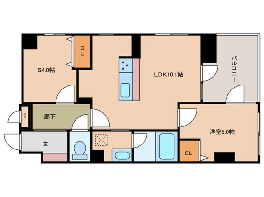 間取図 MSR京都二条城