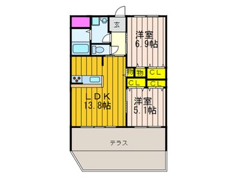 間取図 ＡＰＡＲＴＭＥＮＴ樟風館