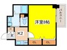 グローハイツ平野本町 1Kの間取り