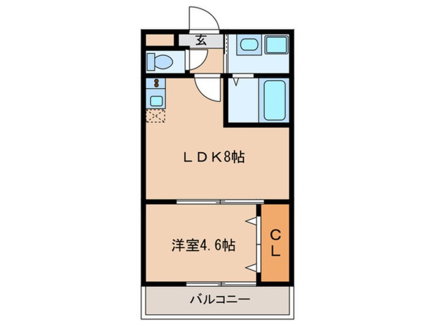 間取図 モンサント田中町