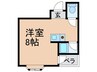 トア・アルディ沢ノ町 1Rの間取り