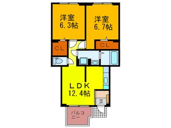 間取図 ルアーナ山城