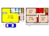 カーサフェリーチェ６号 3LDKの間取り