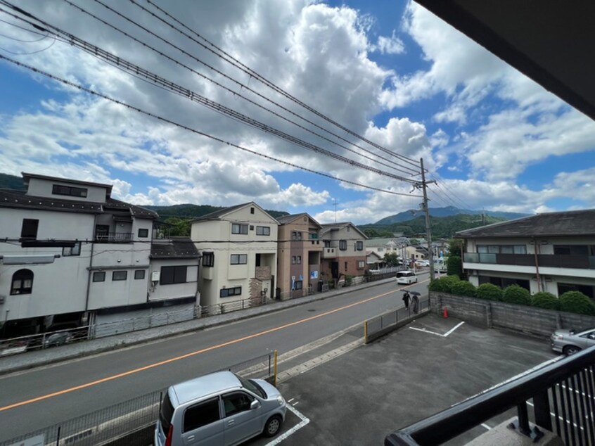 室内からの展望 ラ-バン嵯峨