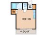 桜町ＯＫマンション 1Rの間取り