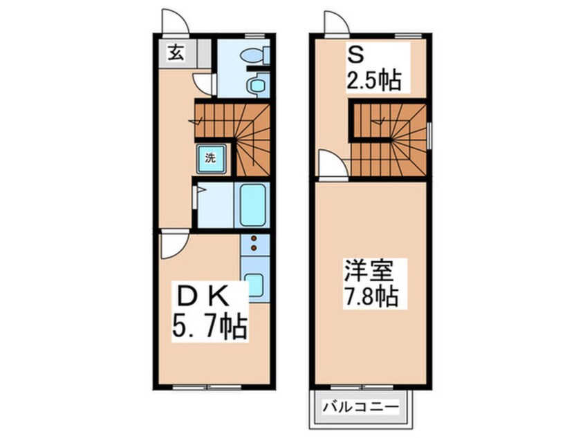 間取図 エルセレ－ノ香ヶ丘Ｃ棟
