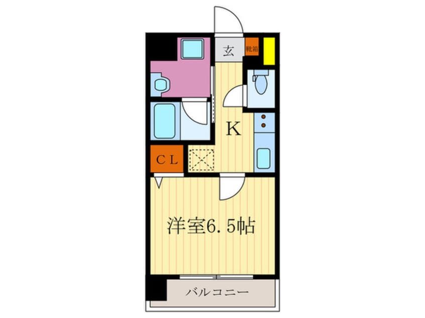 間取図 ﾍﾞﾗｼﾞｵ京都七条ｳｴｽﾄ（303）