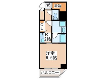 間取図 ﾌﾞﾗﾝ弁天町駅前