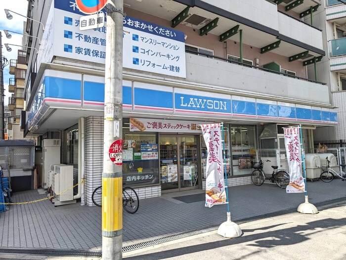 ロ－ソン(コンビニ)まで10m ﾌﾞﾗﾝ弁天町駅前