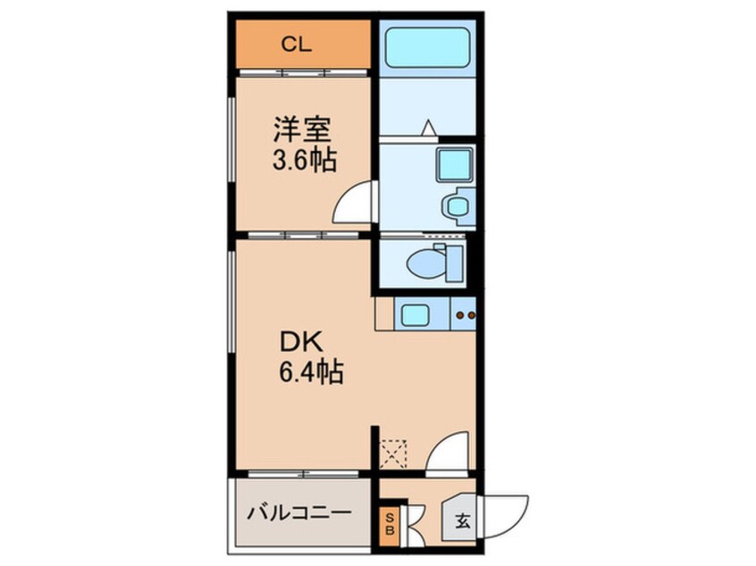 間取図 MIDGAR.OSAKA