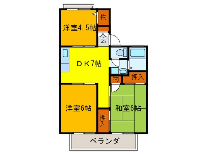 間取り図 サン・ドミ－ル