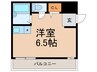 シティライフ稗原 1Rの間取り