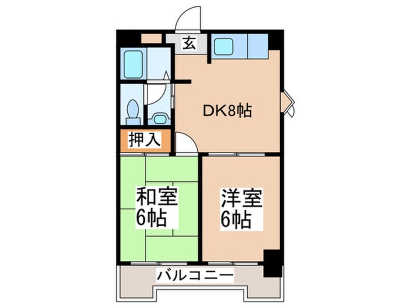 間取図 ワイズコート松崎町