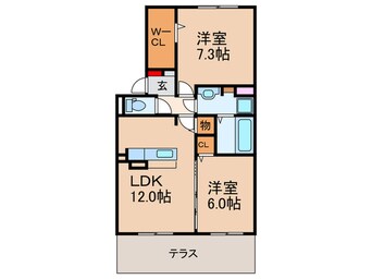 間取図 スクウェア街