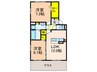スクウェア街 2LDKの間取り