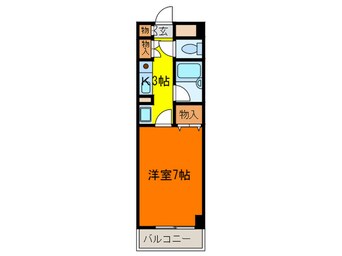 間取図 リュミエ－ル貝塚