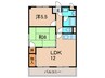 アム－ル 2LDKの間取り
