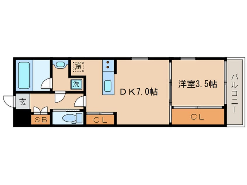 間取図 アーバネックス東山三条