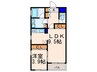 アーバネックス東山三条 1LDKの間取り