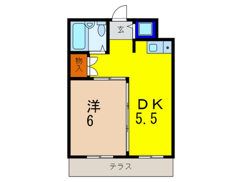 間取図 シャンテ中山