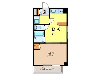 間取図 ヴィヴァンテ上甲子園