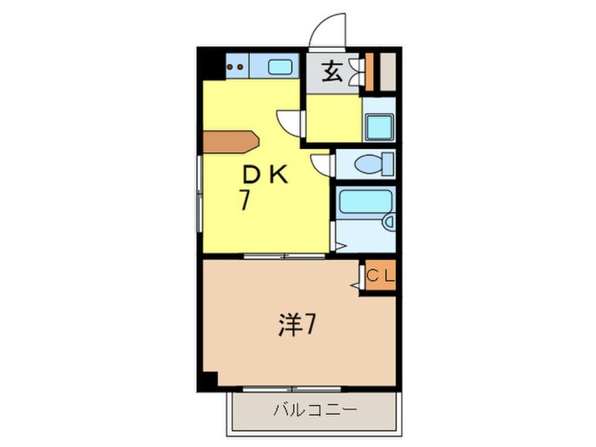 間取図 ヴィヴァンテ上甲子園